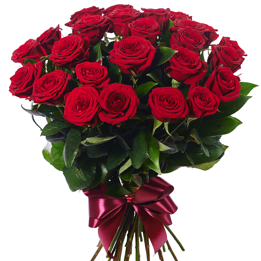  Цветок в Кемер  21 ШТ. красная роза