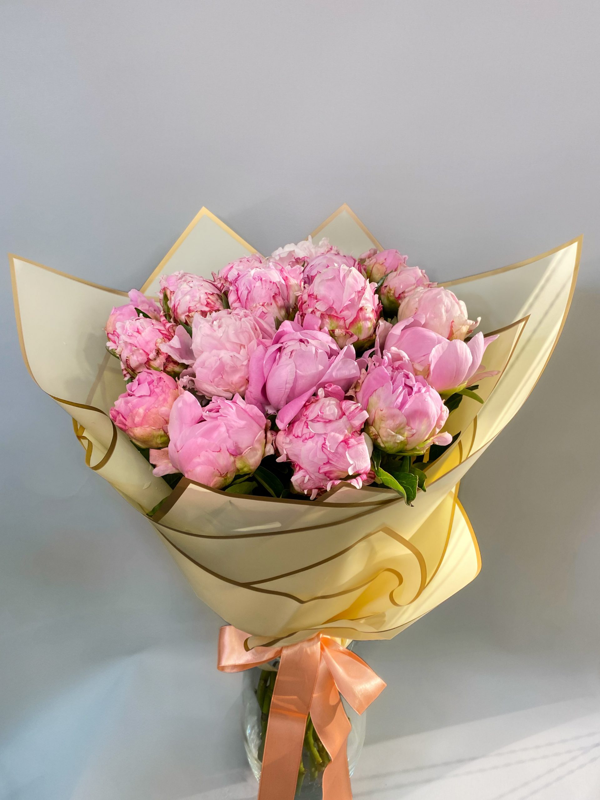 blumen kemer  Peony Pink 21 Pieces Bouquet 
