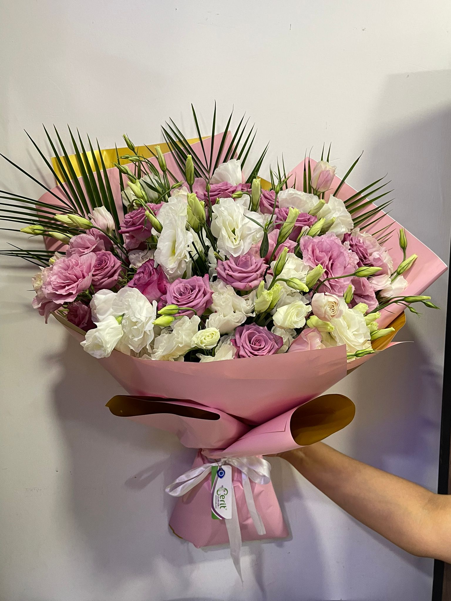  Kemer Blumenbestellung Lisyantus Pink White Elegant Bouquet